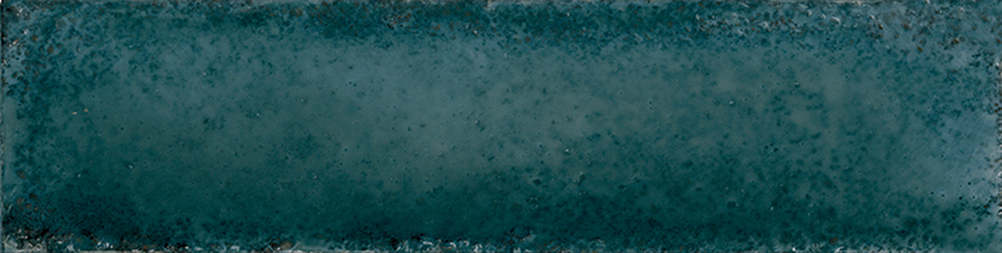 Faianță Metalbrick Green Lux 6x24