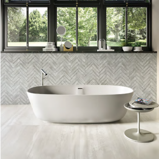 Faianță Metalbrick Grey Lux 6x24