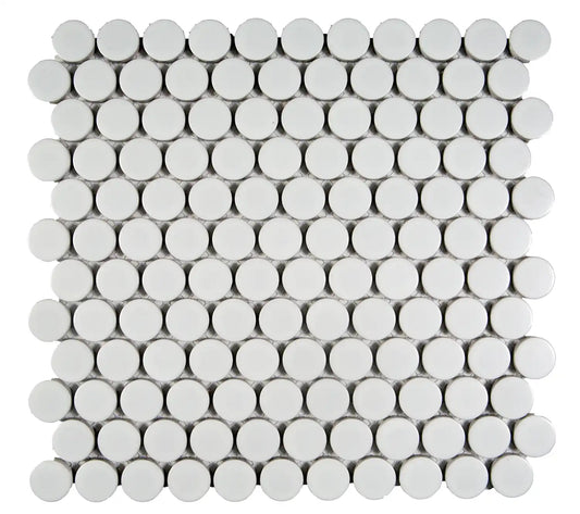 Mozaic Penny 28 White Matt